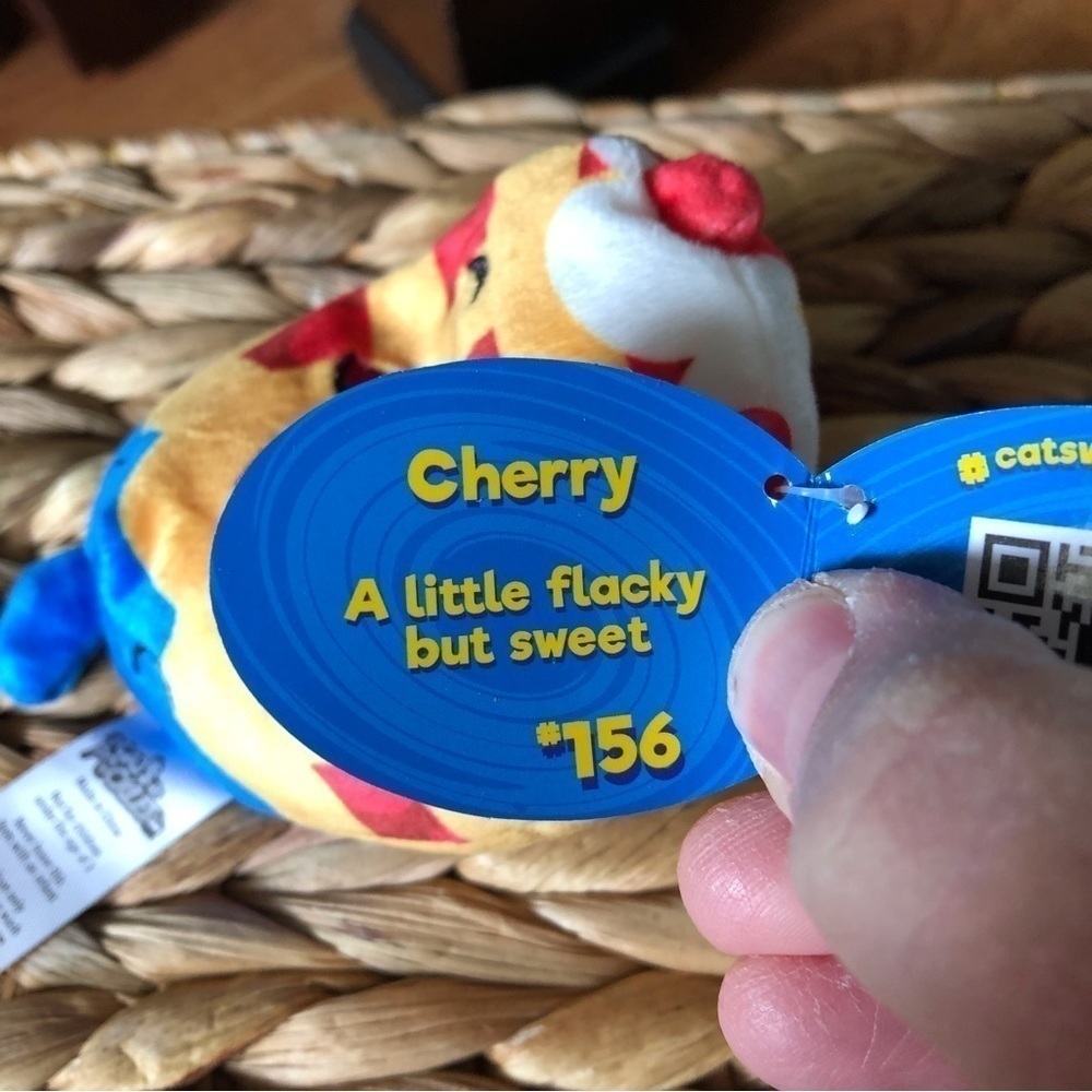 Cats Vs. Pickles: Cherry #156 bean bag cat - Picture 4 of 4